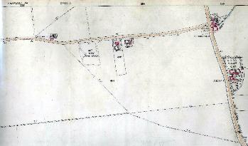 The eastern part of Upper Caldecote in 1884